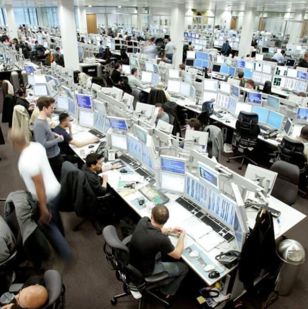 Oil Trading Floor